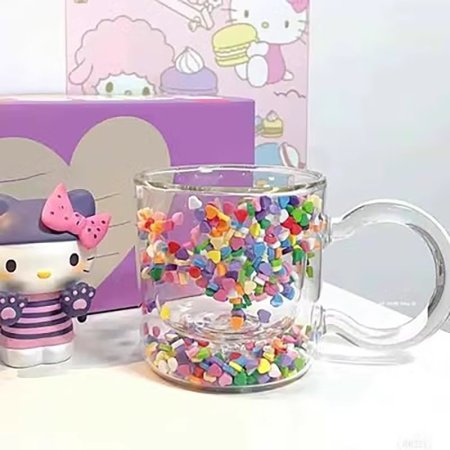 كاسة دبل جلاس قلوب