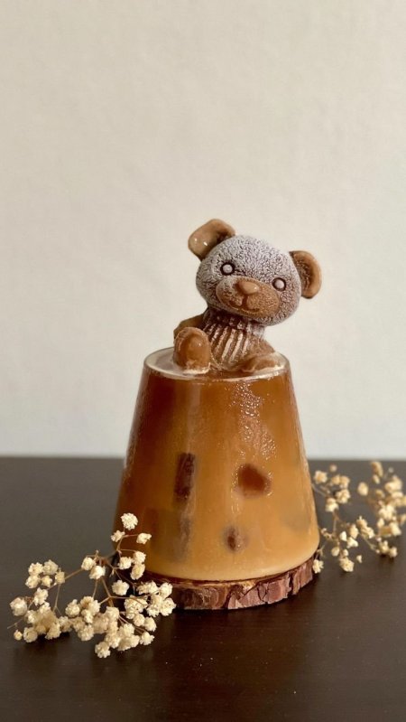 قوالب ثلج سيليكون شكل الدب