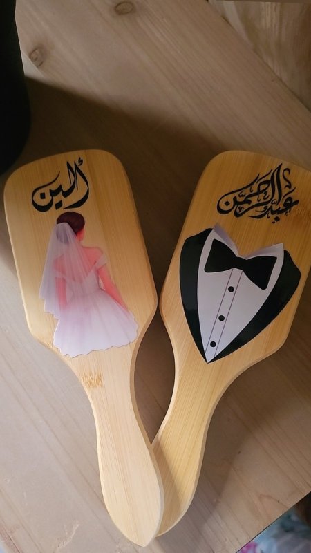 فرشاة شعر خشب بامبو