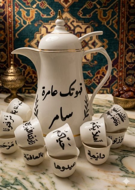 دلة باسمك